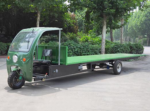 電動平板車使用環(huán)境一般較差,要求電機(jī)、電瓶較耐久