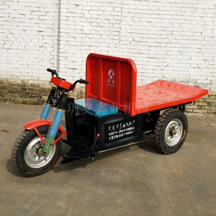 磚廠干坯車電動平板車用戶備貨中