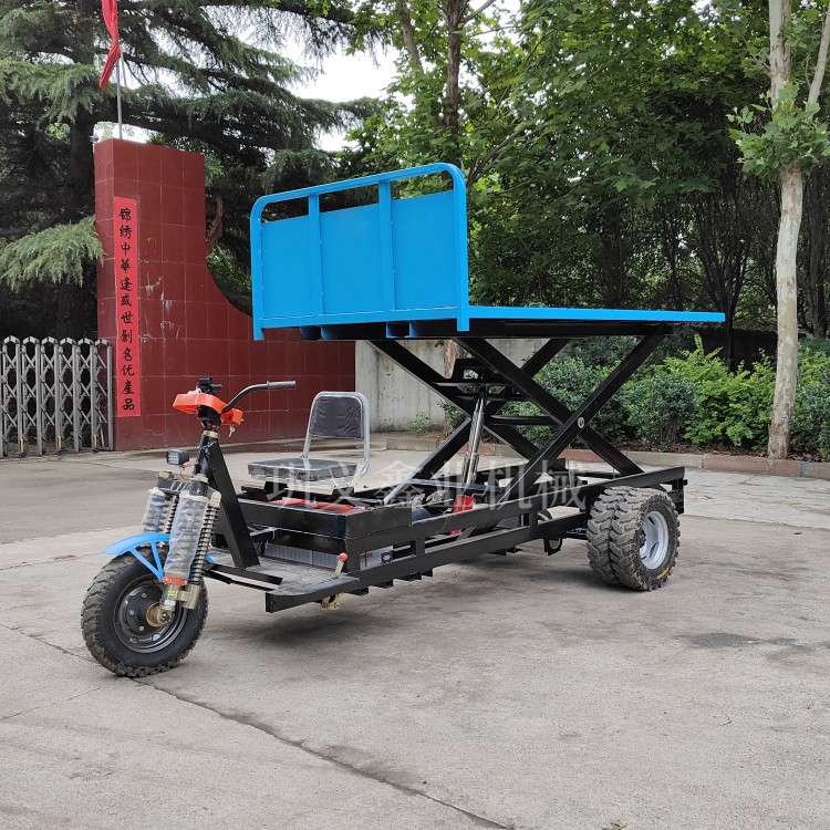 平板可以升降的電動三輪平板車出口發(fā)貨中
